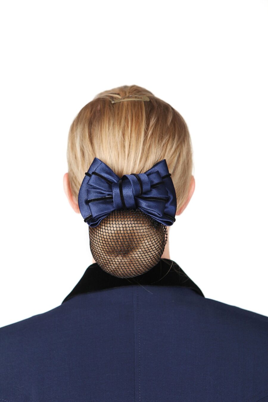 HORKA HÅRSLØJFE SATIN - NAVY - Image 3