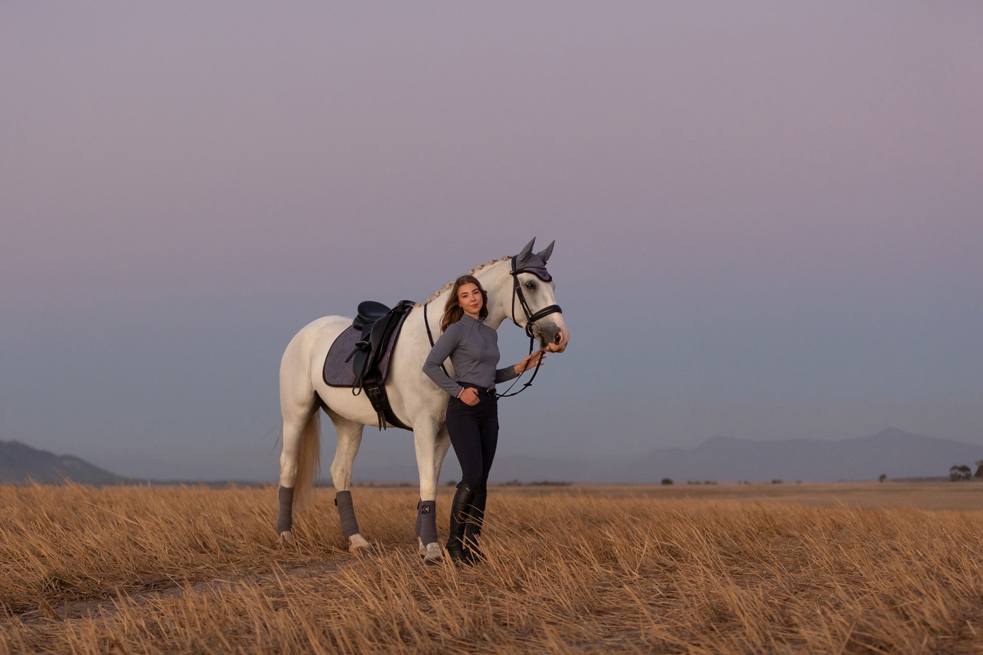 DRESSURUNDERLAG SUEDE - JAY BLUE - Image 7