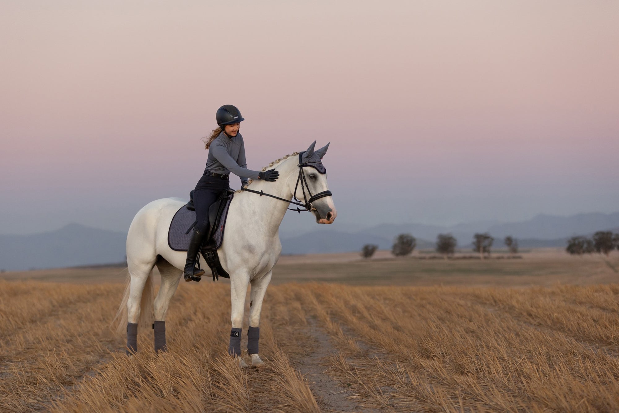 DRESSURUNDERLAG SUEDE - JAY BLUE - Image 6