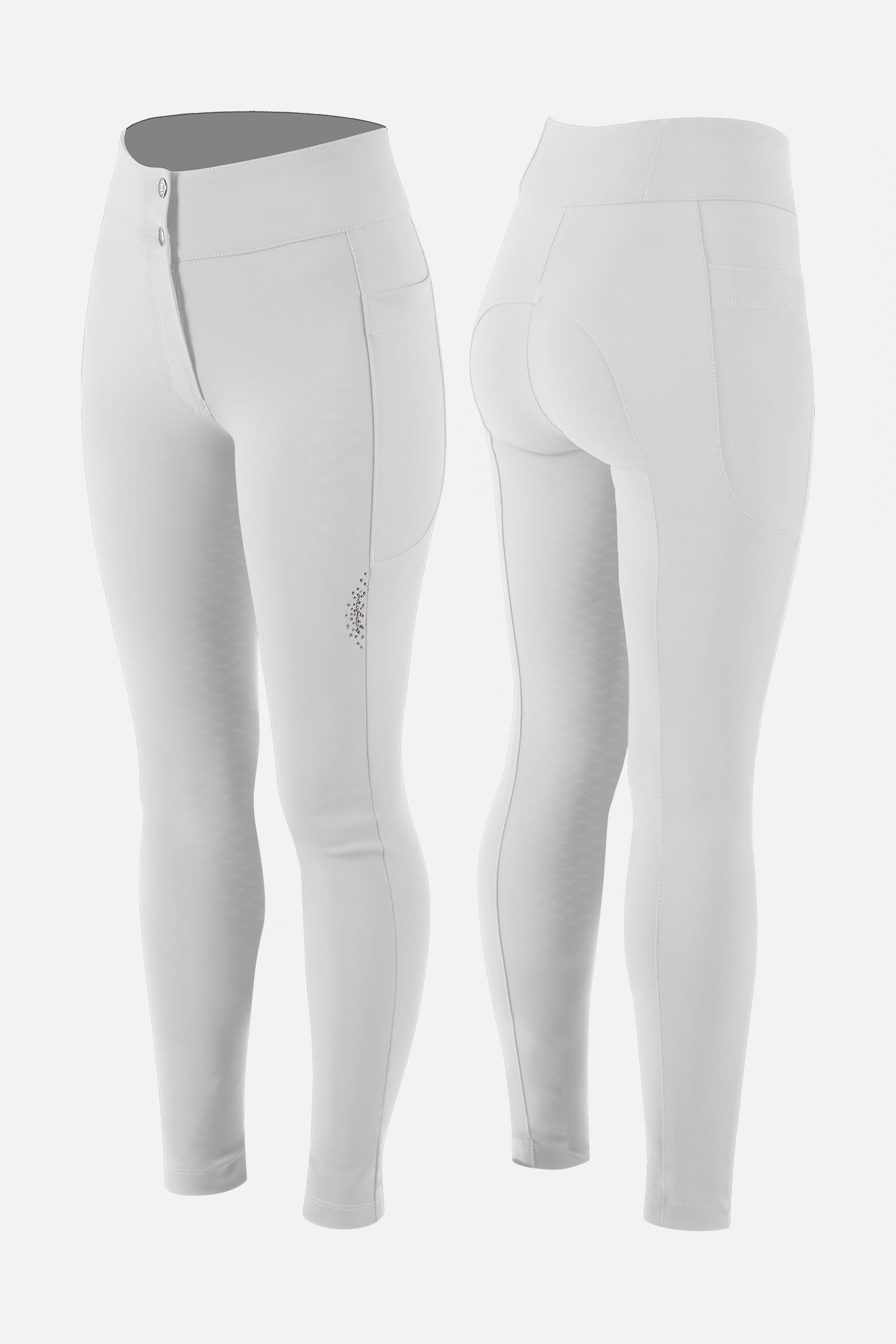 ANIMO RIDEBUKS MED FULDGRIP NUVELIN – HVID – 38