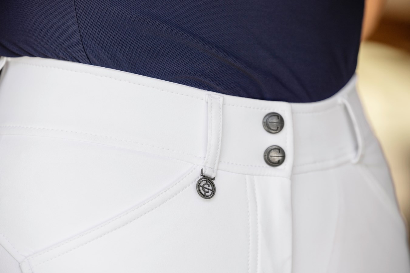 COVALLIERO PREMIUM RIDEBUKSER - HVID - Image 7