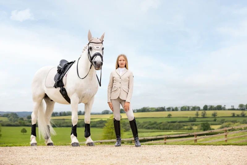 LEMIEUX YOUNG RIDER KENNEDY STÆVNEJAKKE - STONE - Image 10