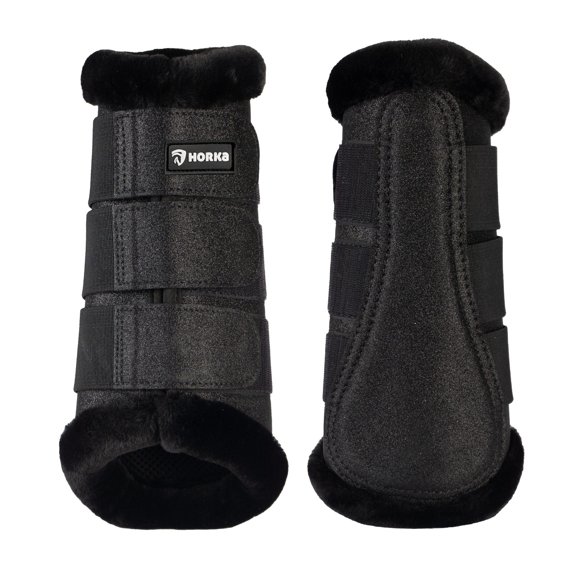 TRÆNINGSGAMACHER GLITTER – SORT – M