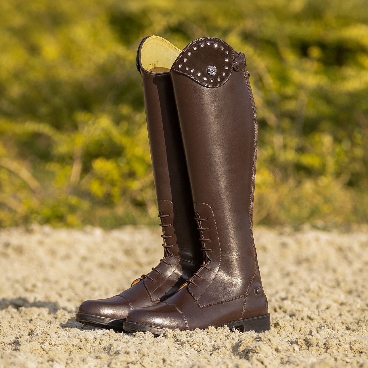 QHP ROMY TOP CRYSTAL - BRUN - Billede 2