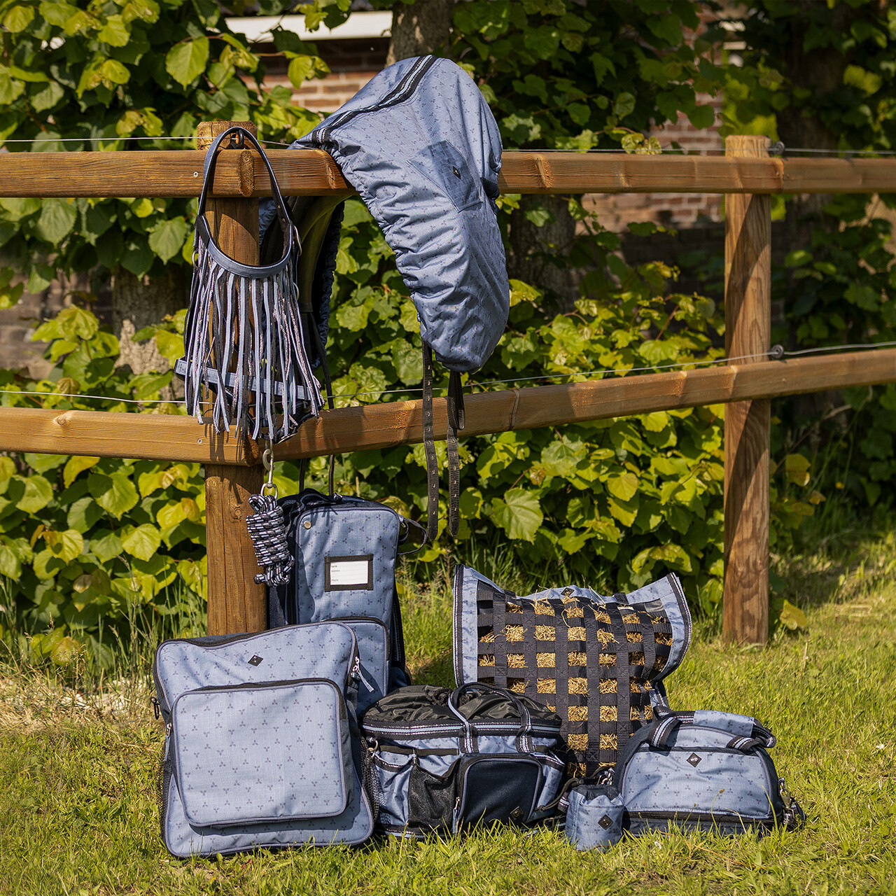 QHP STRIGLETASKE COLLECTION - MISTY BLUE - Billede 4