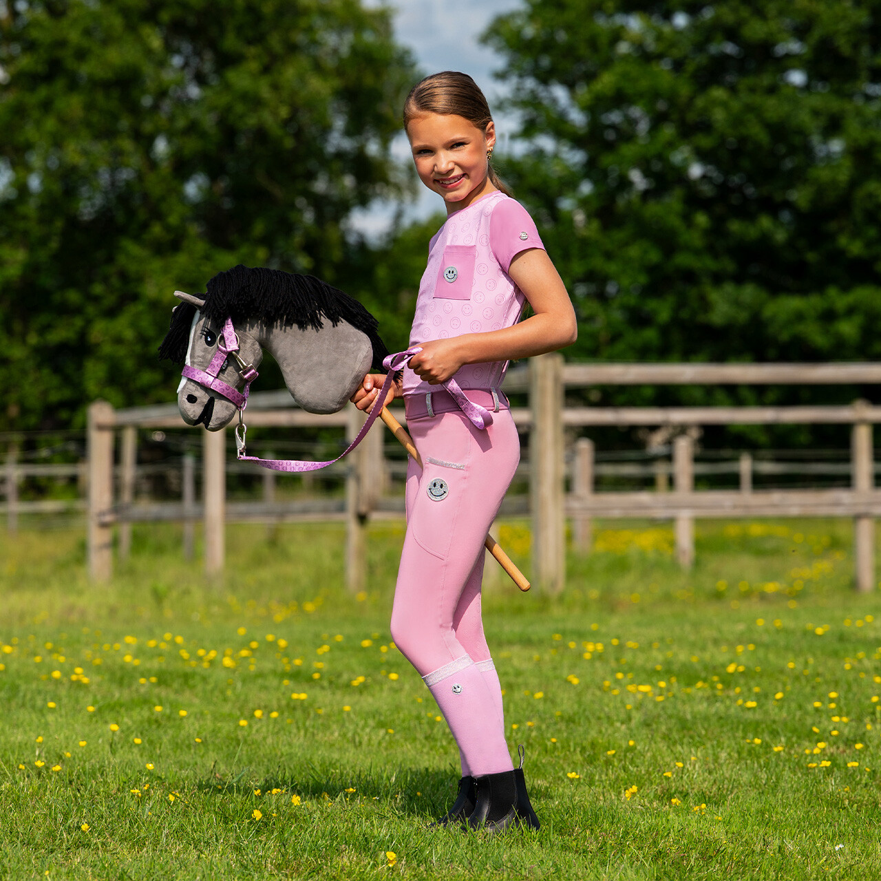 QHP GRIMESÆT TIL KÆPHEST - CHEERY PINK - Billede 3