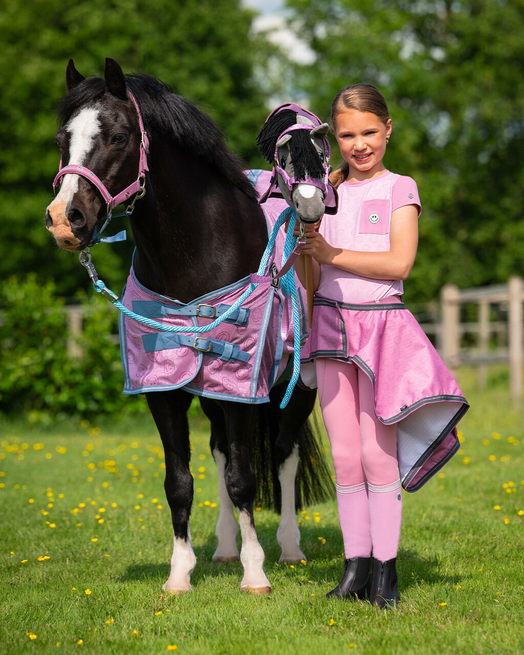 QHP GRIMESÆT TIL KÆPHEST - CHEERY PINK - Billede 2
