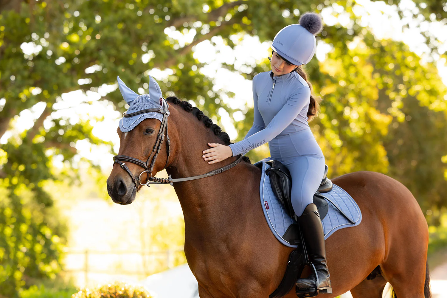 LEMIEUX SPRINGUNDERLAG LOIRE CLASSIC - POWDER BLUE - Billede 6