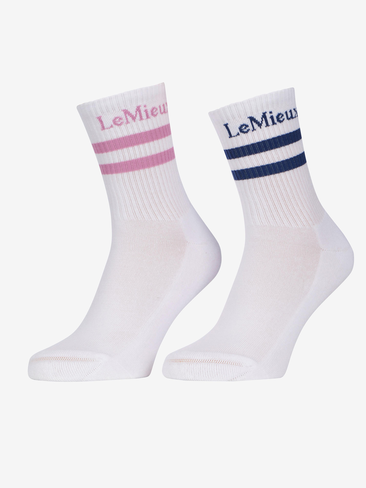 LEMIEUX CREW SOKKER 2-PAK - FONDANT/SHADOW - Billede 2