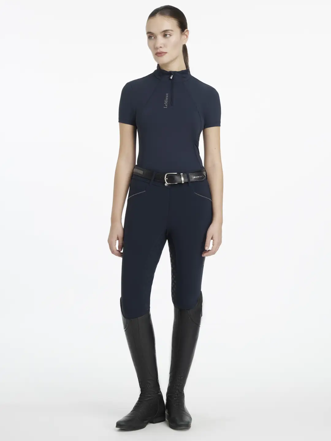 LEMIEUX YOUNG RIDER CLASSIQUE T-SHIRT - NAVY - Billede 4