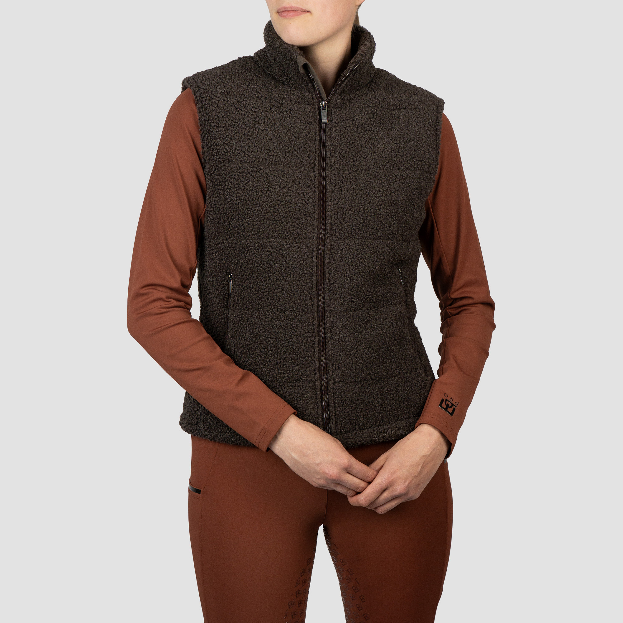 HORKA VEST CHARLOTTE - CHOCOLATE