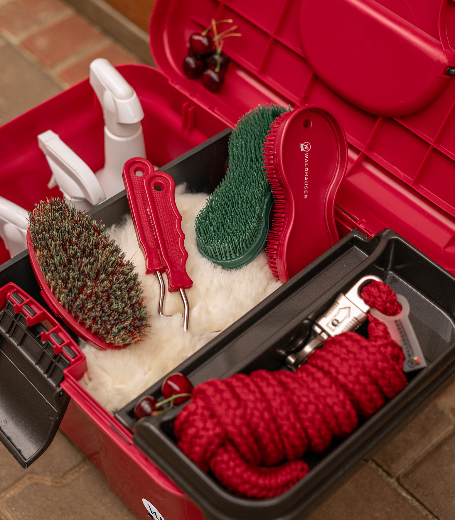 ECO STRIGLEKASSE - CHERRY RED - Billede 5