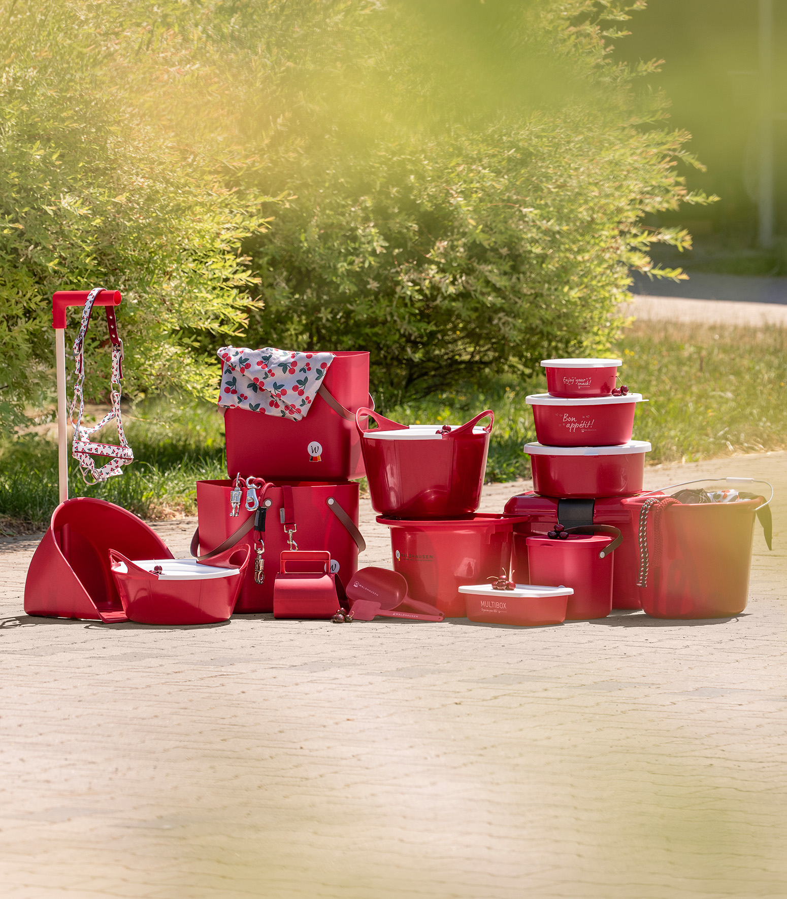 ECO STRIGLEKASSE - CHERRY RED - Billede 6