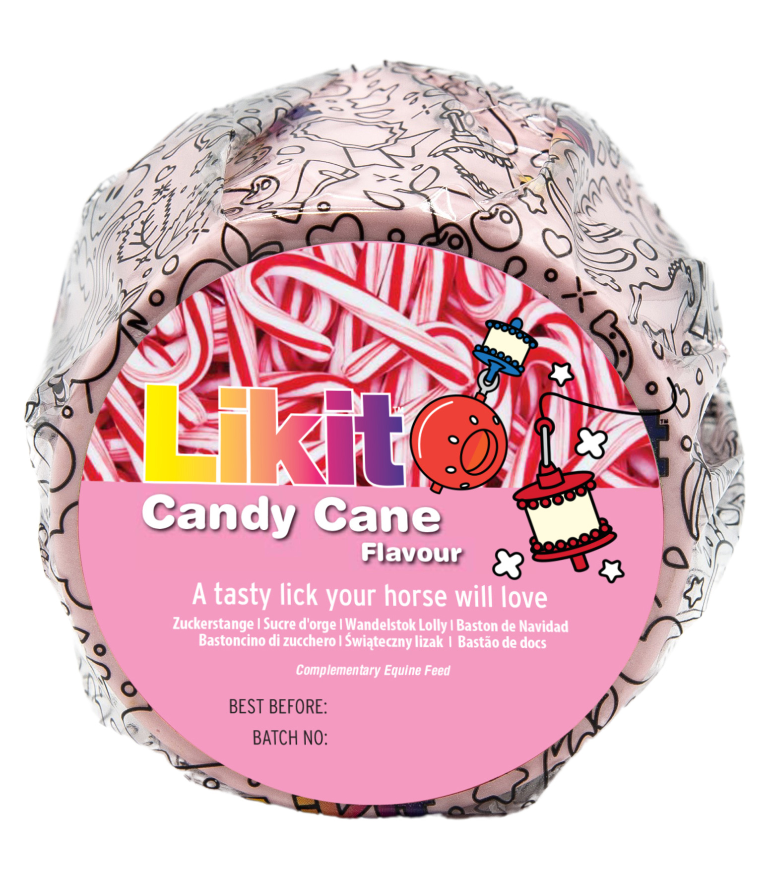 LIKIT SLIKSTEN 625 G. - CANDY CANE