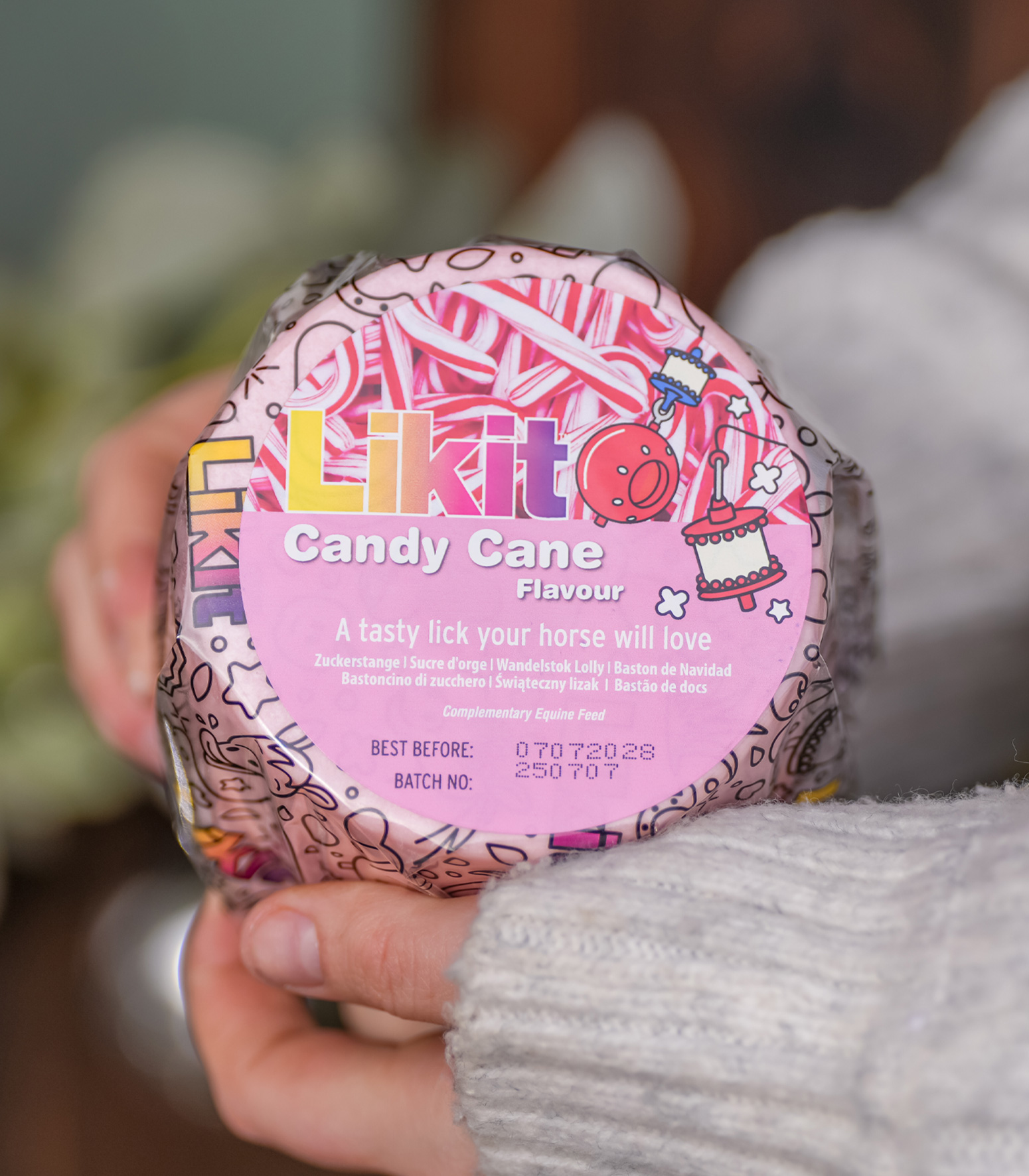 LIKIT SLIKSTEN 625 G. - CANDY CANE - Billede 2